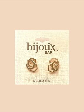 Bijoux Bar Gold Earrings